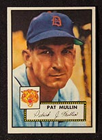 1952 Topps #275 Pat Mullin Detroit Tigers - Front