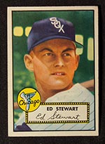 1952 Topps #279 Ed Stewart Chicago White Sox - Front