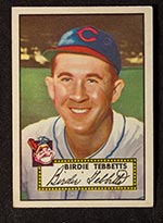 1952 Topps #282 Birdie Tebbetts Cleveland Indians - Front