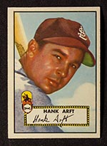 1952 Topps #284 Hank Arft St. Louis Browns - Front