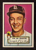 1952 Topps #286 Joe DeMaestri St. Louis Browns - Front