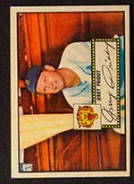 1952 Topps #28 Jerry Priddy Detroit Tigers - Front