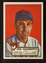 1952 Topps #295 Phil Cavarretta Chicago Cubs - Front