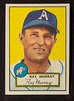 1952 Topps #299 Ray Murray Philadelphia Athletics - Front