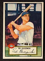 1952 Topps #29 Ted Kluszewski Cincinnati Reds - Front