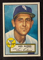 1952 Topps #308 Luis Aloma Chicago White Sox - Front