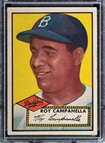 1952 Topps #314 Roy Campanella Brooklyn Dodgers - Front