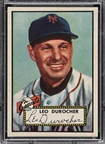 1952 Topps #315 Leo Durocher New York Giants - Front