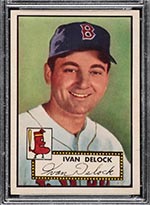 1952 Topps #329 Ivan Delock Boston Red Sox - Front