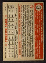 1952 Topps #32 Eddie Robinson Chicago White Sox - Red Back