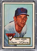 1952 Topps #330 Turk Lown Chicago Cubs - Front