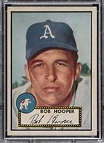1952 Topps #340 Bob Hooper Philadelphia Athletics - Front