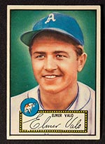 1952 Topps #34 Elmer Valo Philadelphia Athletics - Front