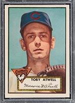 1952 Topps #356 Toby Atwell Chicago Cubs - Front