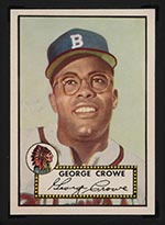 1952 Topps #360 George Crowe Boston Braves - Front