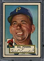 1952 Topps #361 Bill Posedel Pittsburgh Pirates - Front