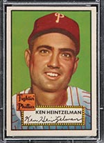 1952 Topps #362 Ken Heintzelman Philadelphia Phillies - Front
