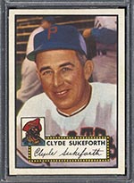1952 Topps #364 Clyde Sukeforth Pittsburgh Pirates - Front
