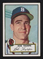 1952 Topps #367 Bob Thorpe Boston Braves - Front