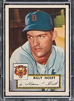 1952 Topps #370 Billy Hoeft Detroit Tigers - Front
