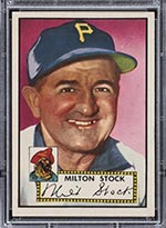1952 Topps #381 Milton Stock Pittsburgh Pirates - Front