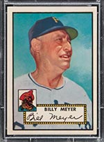1952 Topps #387 Billy Meyer Pittsburgh Pirates - Front