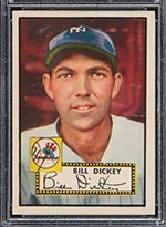 1952 Topps #400 Bill Dickey New York Yankees - Front