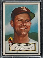1952 Topps #402 Earl Harrist St. Louis Browns - Front
