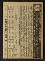1952 Topps #43 Ray Scarborough Boston Red Sox - Black Back