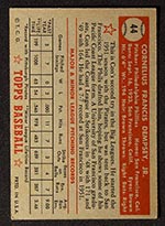 1952 Topps #44 Con Dempsey Philadelphia Phillies - Red Back