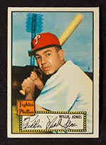1952 Topps #47 Willie Jones Philadelphia Phillies - Front