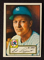 1952 Topps #57 Ed Lopat New York Yankees - Front