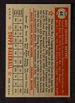 1952 Topps #64 Roy Sievers St. Louis Browns - Red Back