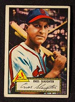 1952 Topps #65 Enos Slaughter St. Louis Cardinals - Front