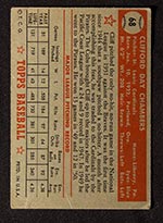 1952 Topps #68 Cliff Chambers St. Louis Cardinals - Red Back