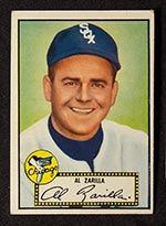 1952 Topps #70 Al Zarilla Chicago White Sox - Front