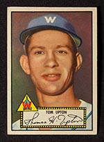 1952 Topps #71 Tom Upton Washington Senators - Front