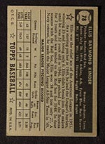 1952 Topps #78 Ellis Kinder Boston Red Sox - Black Back