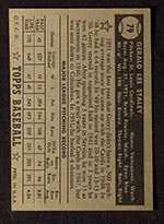 1952 Topps #79 Gerald Staley St. Louis Cardinals - Black Back