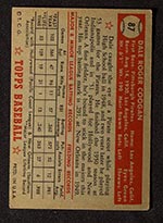 1952 Topps #87 Dale Coogan Pittsburgh Pirates - Back