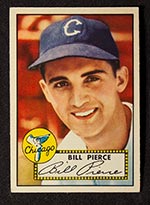 1952 Topps #98 Bill Pierce Chicago White Sox - Front