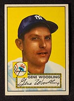 1952 Topps #99 Gene Woodling New York Yankees - Front