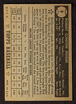 1952 Topps #9 Bobby Hogue New York Yankees - Black Back