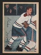 1953-1954 Parkhurst #28 “Dickie” Moore Montreal Canadiens - Front