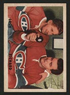 1953-1954 Parkhurst #30 Lach and Richard Montreal Canadiens - Front
