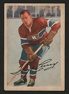 1953-1954 Parkhurst #35 Floyd “Busher” Curry Montreal Canadiens - Front