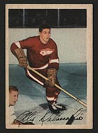 1953-1954 Parkhurst #47 Alex Delvecchio Detroit Red Wings - Front