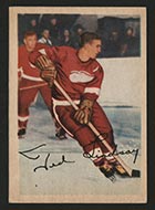 1953-1954 Parkhurst #52 Ted Lindsay Detroit Red Wings - Front
