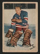 1953-1954 Parkhurst #53 “Gump” Worsley New York Rangers - Front