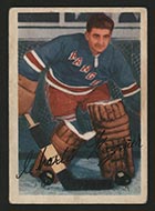 1953-1954 Parkhurst #59 Chuck Rayner New York Rangers - Front